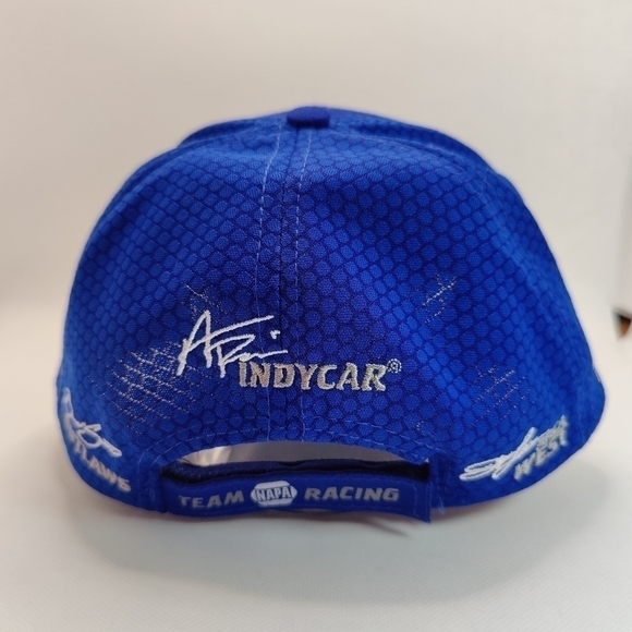 2019 TEAM NAPA RACING, NASCAR CUP & WEST OULTLAWS, INDYCAR NHRA Cap Blue & White - Picture 4 of 12